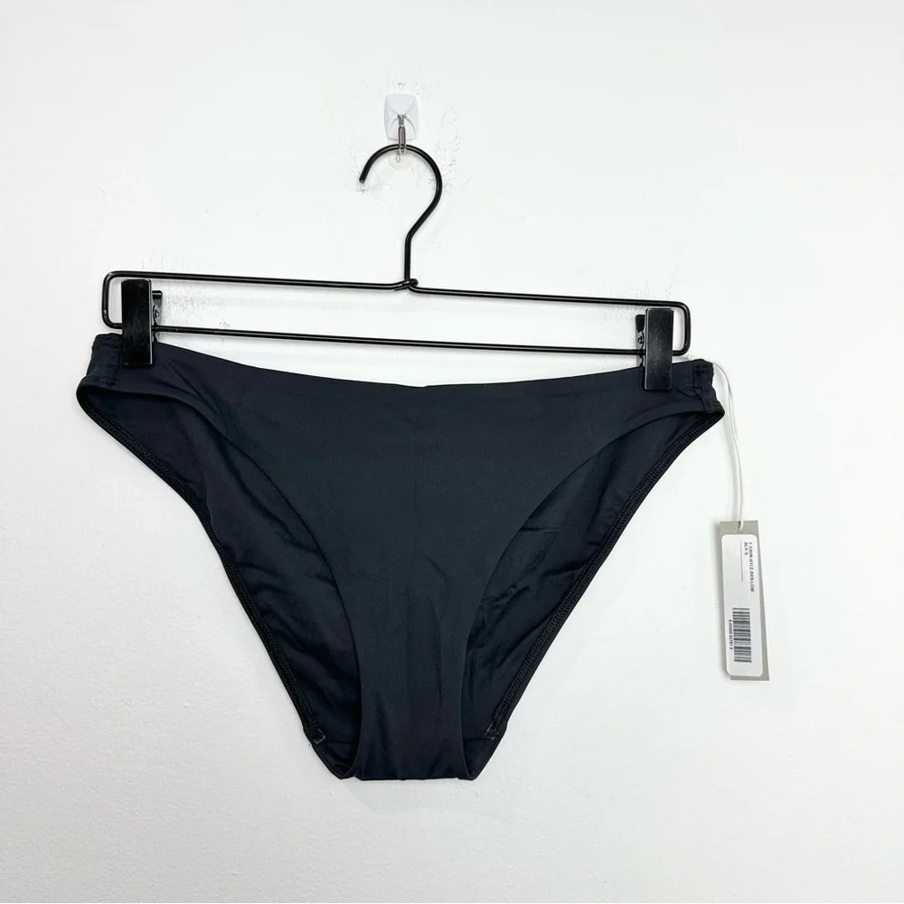 Everlane | The Bikini Bottom in Low-Rise Black Small NWT Swim